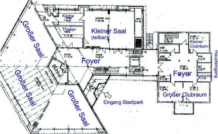 Grundriss der Begegnungsstätte